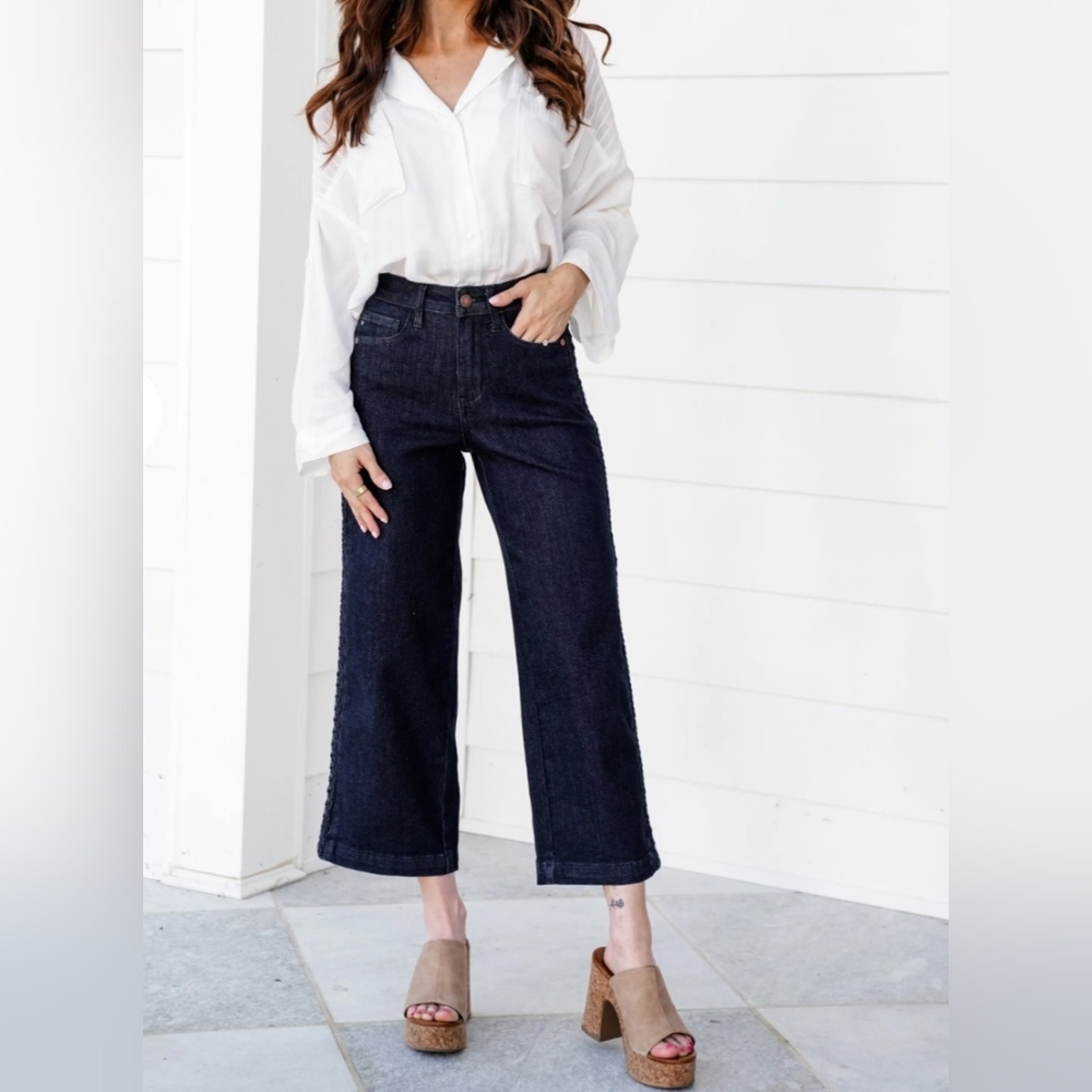 Judy Blue Dark Blue Straight Leg Jeans
